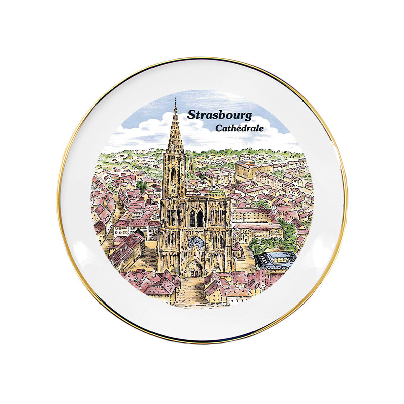 Assiette Contour doré 19cm - Strasbourg / MG 140