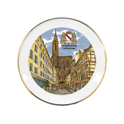 Assiette Contour doré 19cm - Strasbourg / MG 140