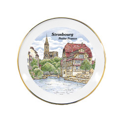 Assiette Contour doré 19cm - Strasbourg / MG 140
