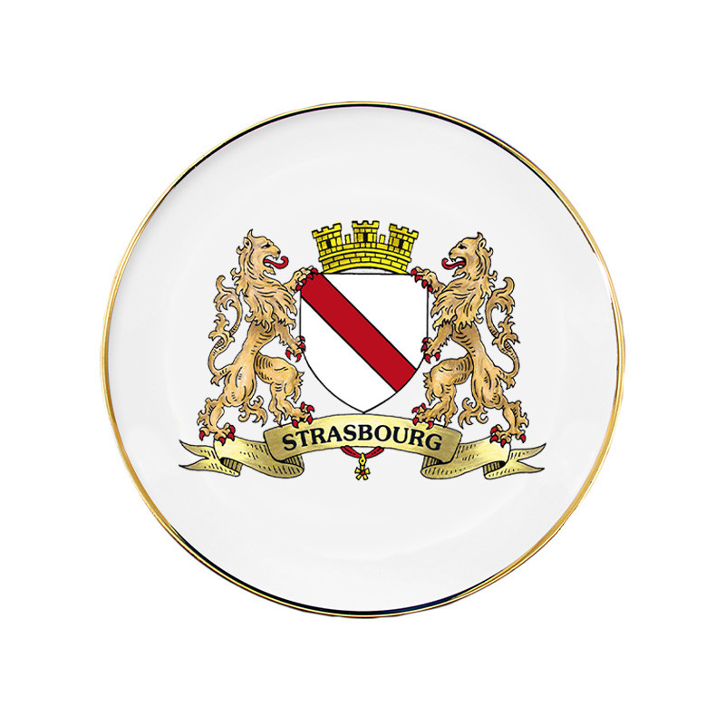 Assiette Contour doré 19cm - Strasbourg / MG 140
